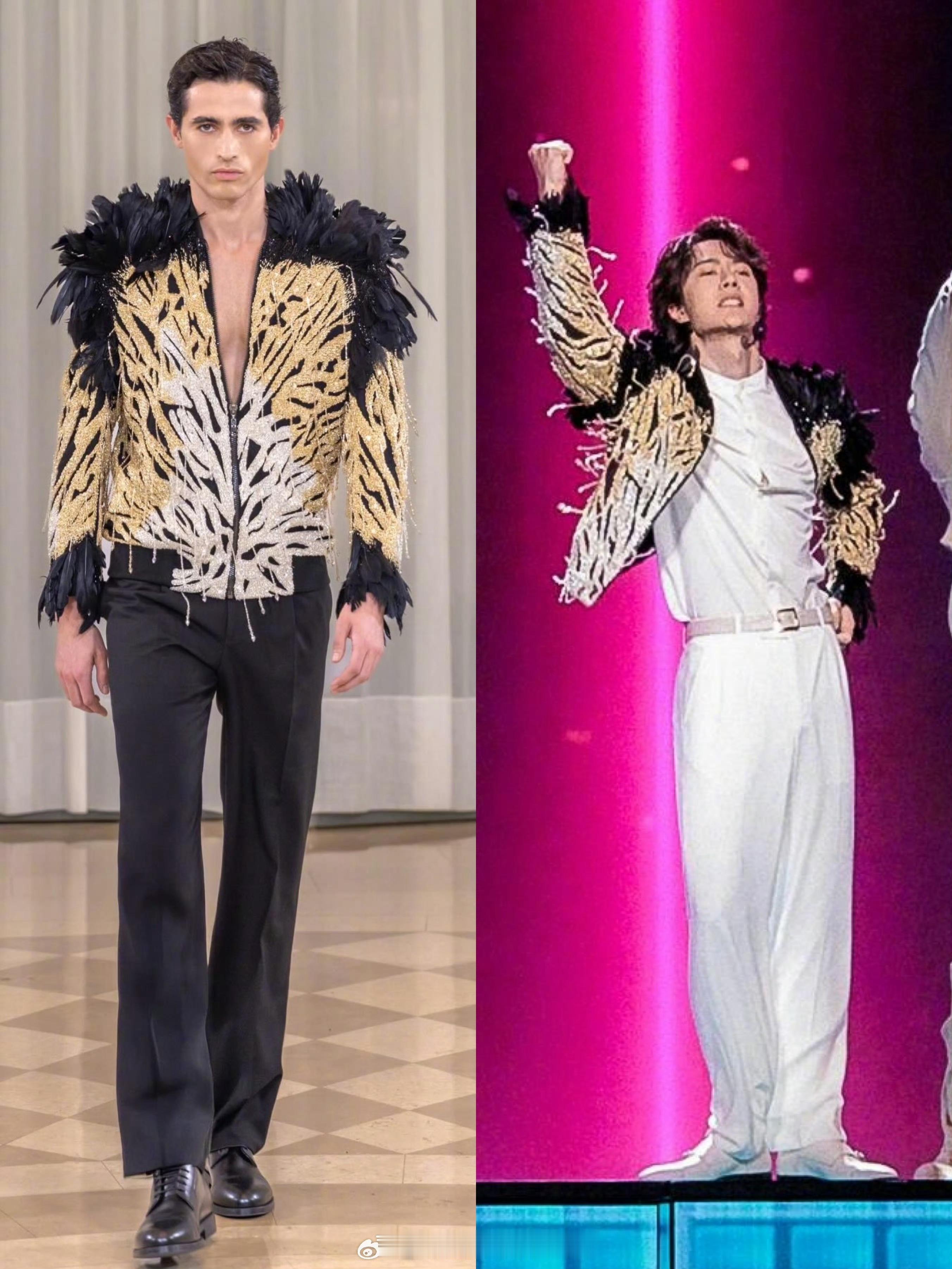 王一博马年春晚造型三登春晚，还是这么帅这么燃的舞王。