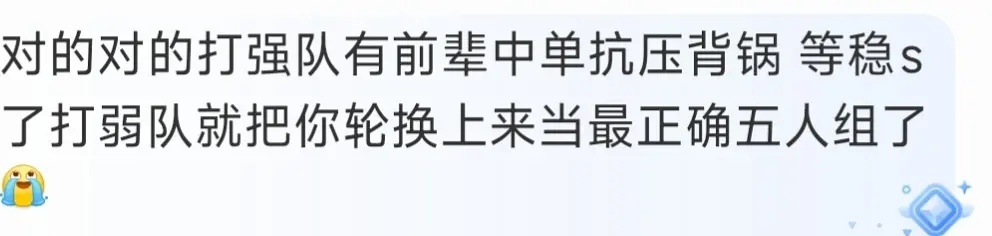 谁是强队谁是弱队可以呀那就全让昊昊打 我特别支持 