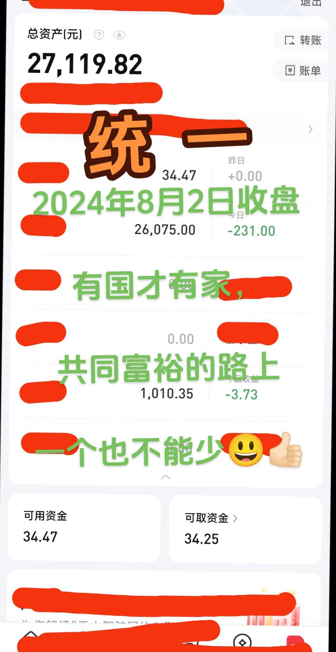 实盘记录 入市有风险投资需谨慎