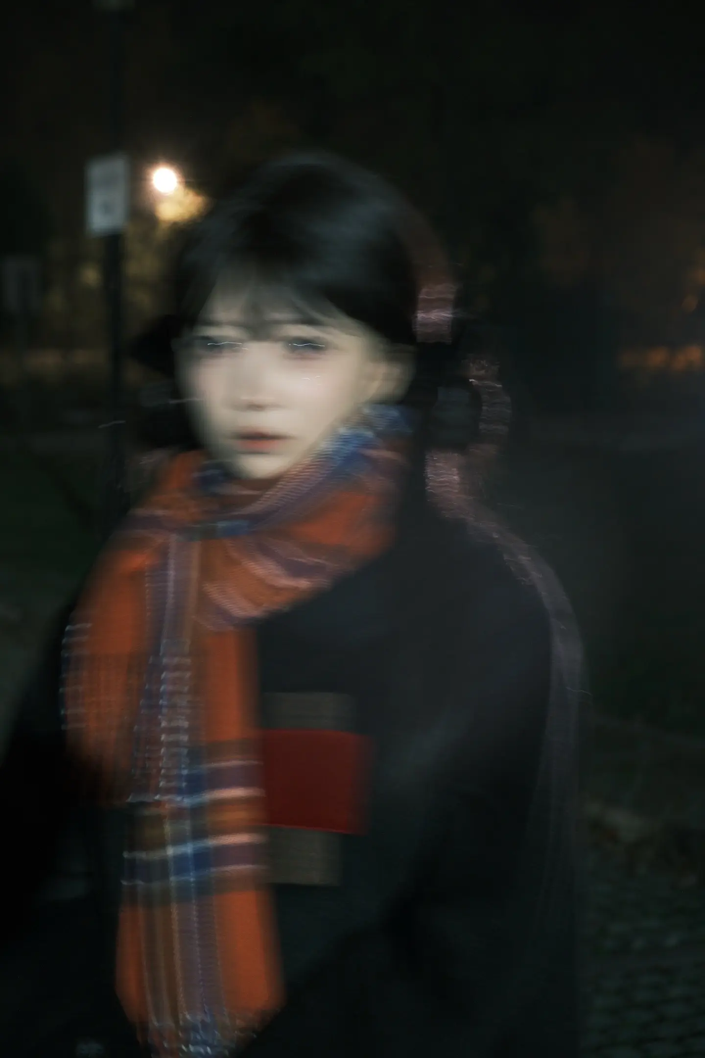 毛孩说他要给我拍氛围感照片。