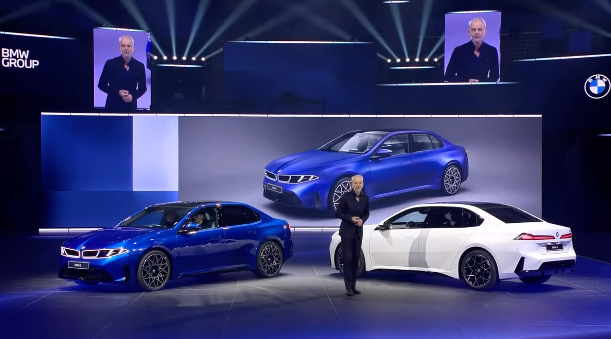 新世代 BMW i3 ，公布了两款颜色，我更喜欢白色，你呢？李楠说道李楠说道宝马