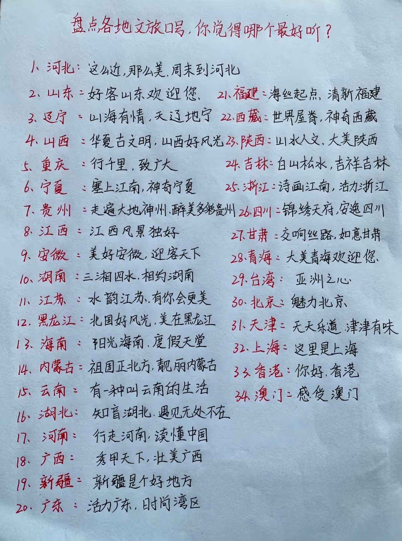 盘点各地文旅吗号，你说得哪个最好听？河北文旅口号火到哪儿了各地文旅这么近那么美周