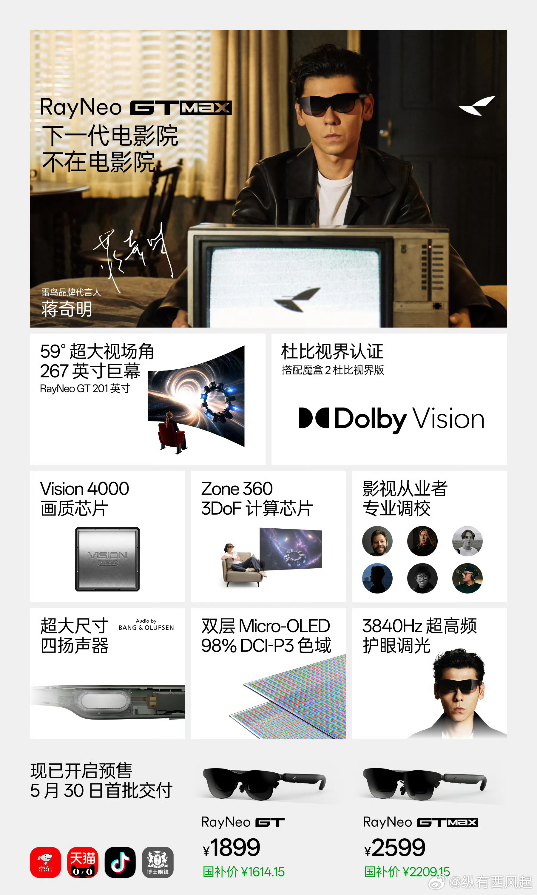 VR眼睛可以比肩电影院倒是体验过，雷鸟这智能眼镜也可以比肩下一代电影院了吗，有机