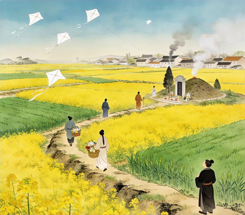 我在墓园亲眼见过：家属刚离开，几位老人就赶忙把烤鸭、水果、甜品一股脑装袋带走。旁