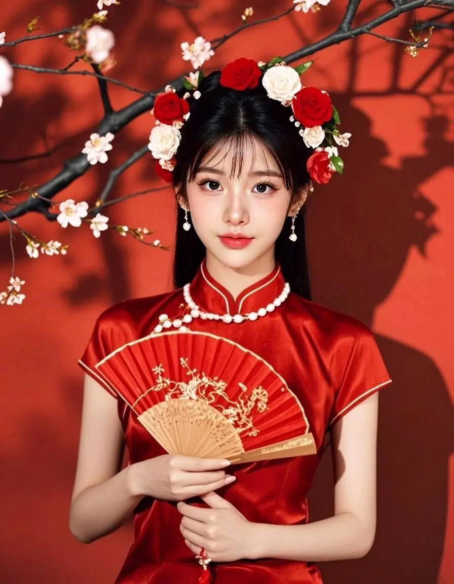 ai新年簪花写真我先用了