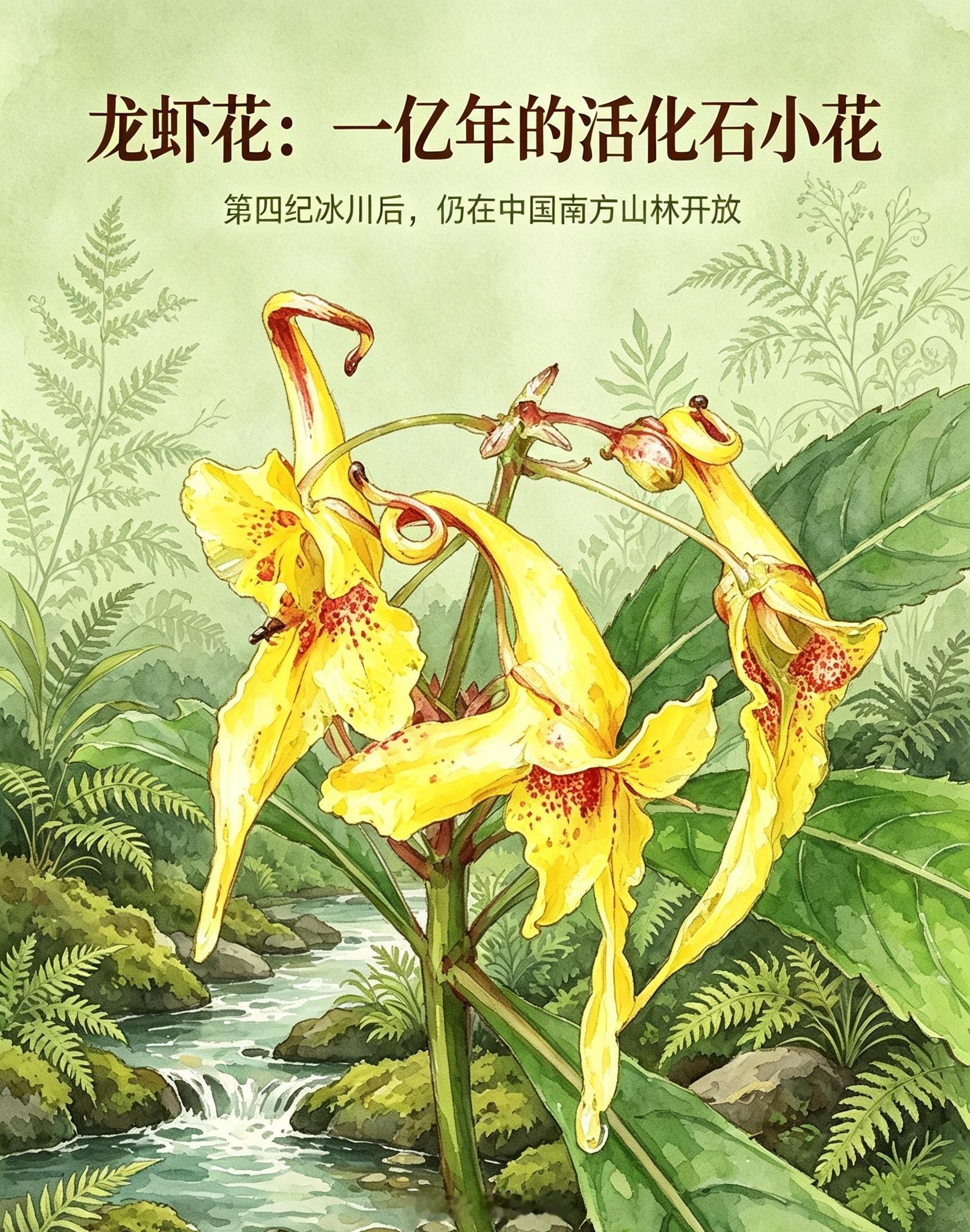 路边不起眼的龙虾花，竟然曾与恐龙共存。它是白垩纪时期就存在的古老物种，已在地球上