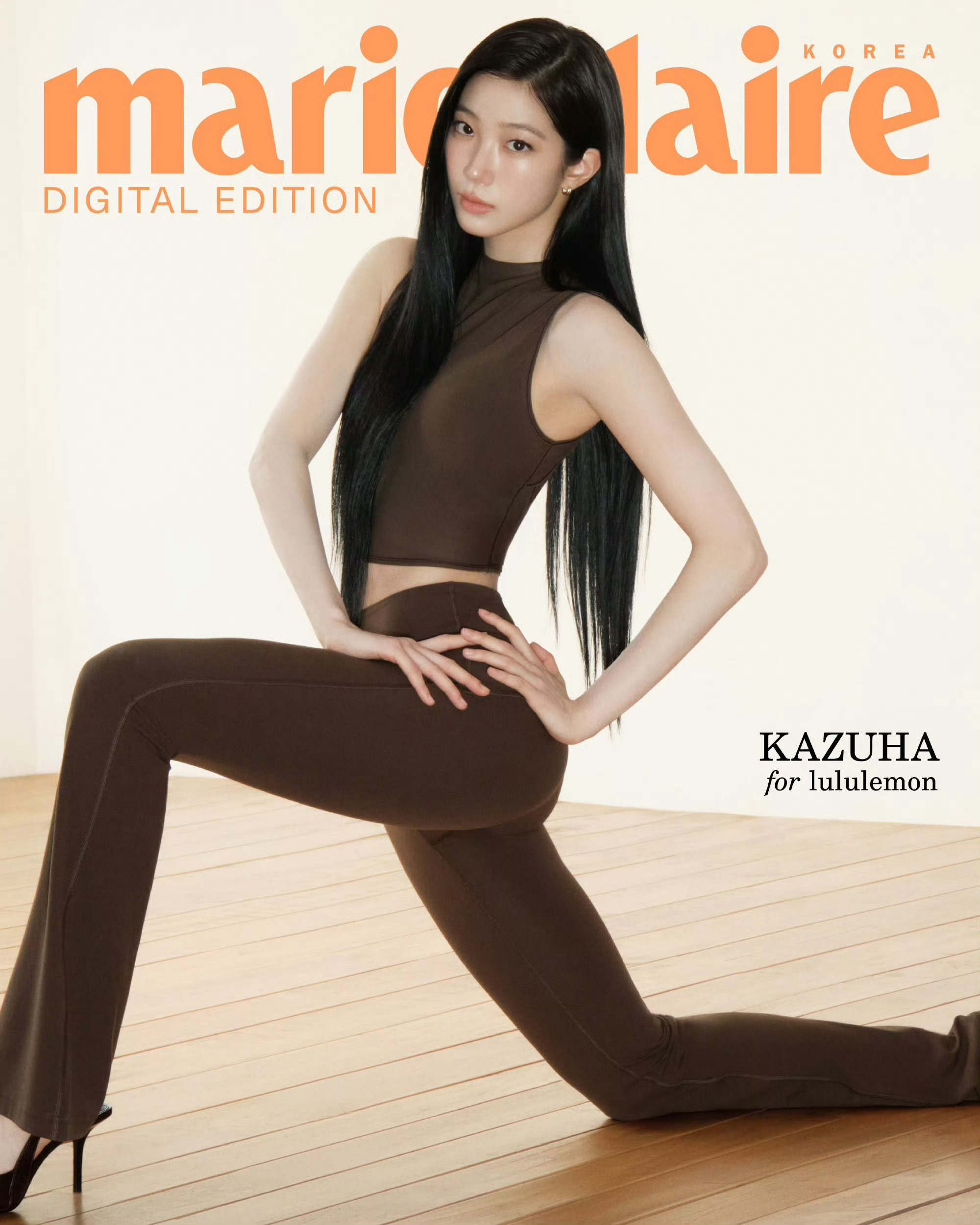 中村一叶 x Lululemon｜Marie Claire Korea Digi