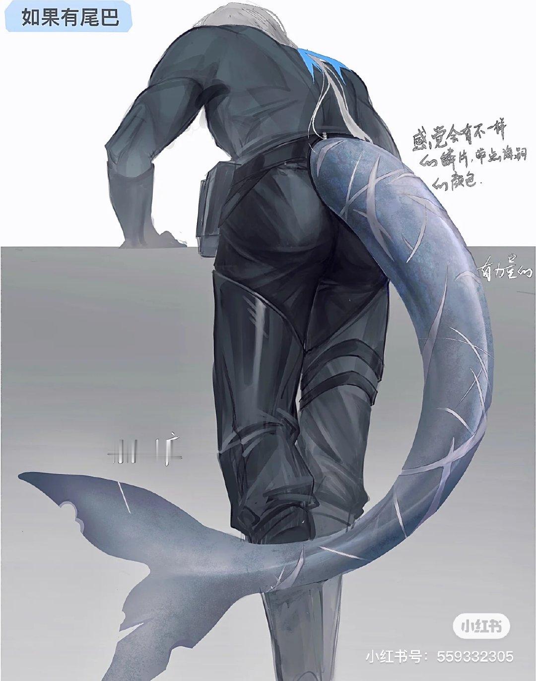 如果有尾巴的话[吃瓜]#明日方舟# #爱游引力# ​​​