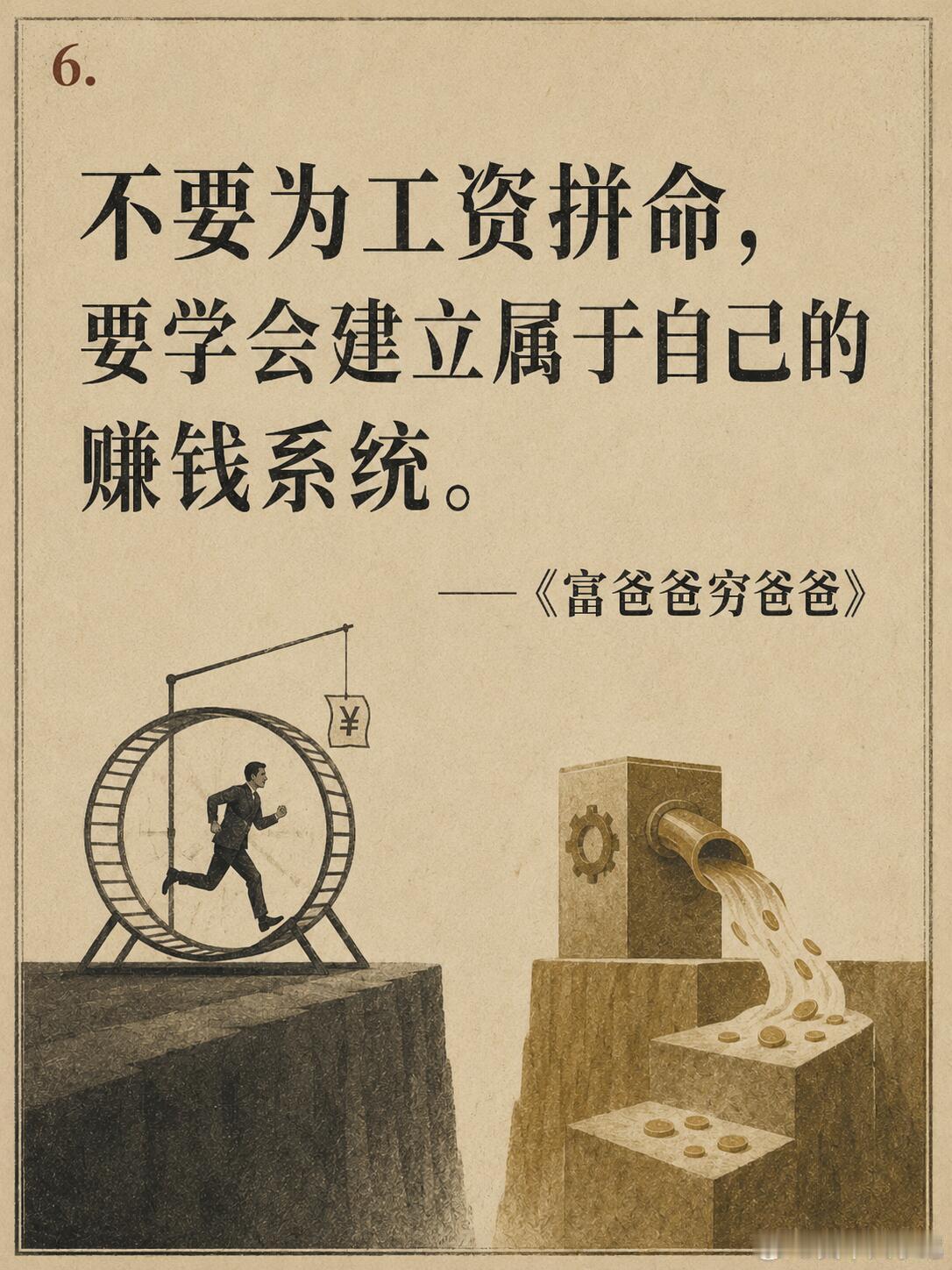 《富爸爸穷爸爸》：改变财富思维的 10句话： 