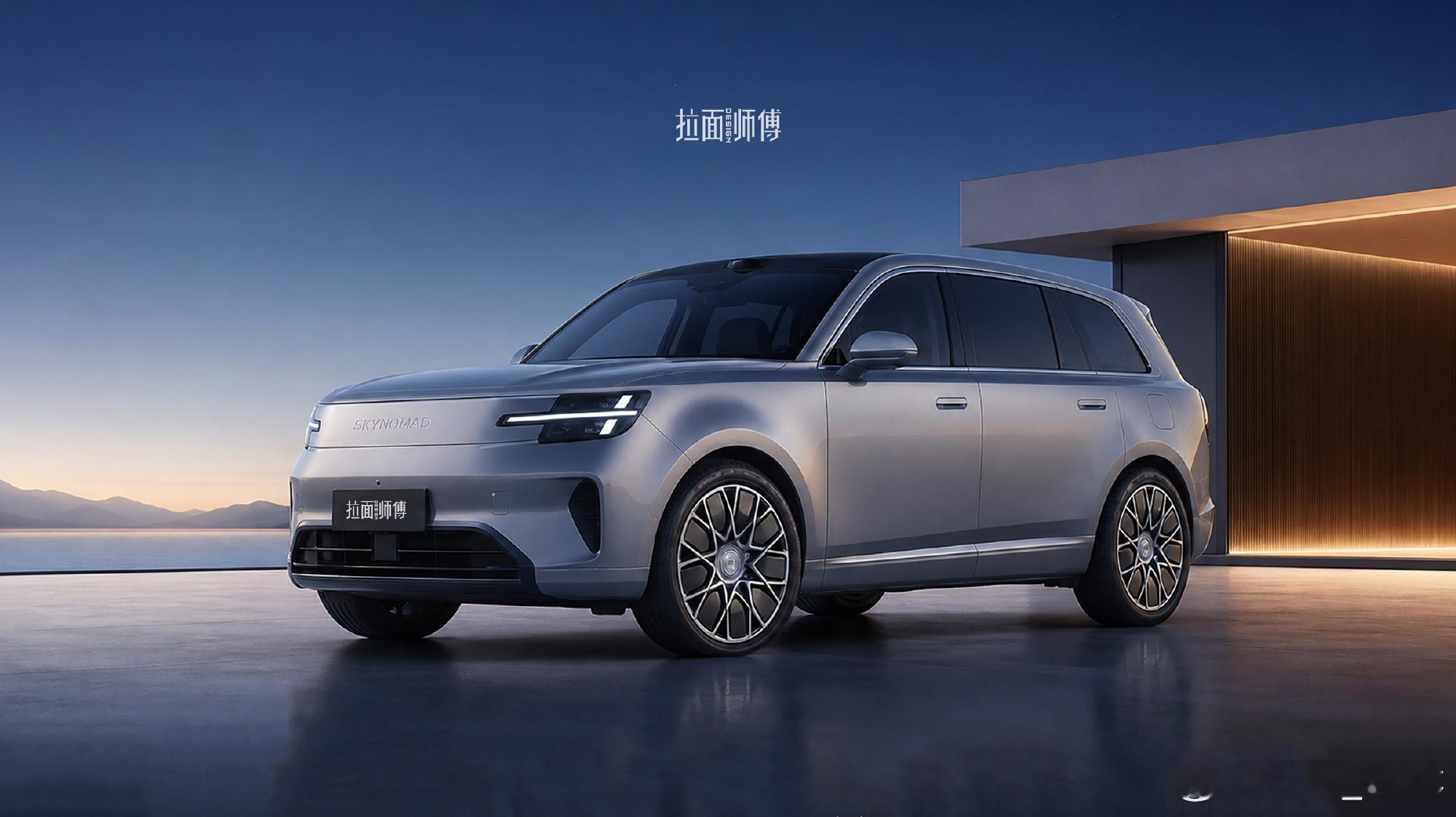 网友拉面师傅自制的小米第三台车猜想图。SKYNOMAD，这才第三款产品，小米就开
