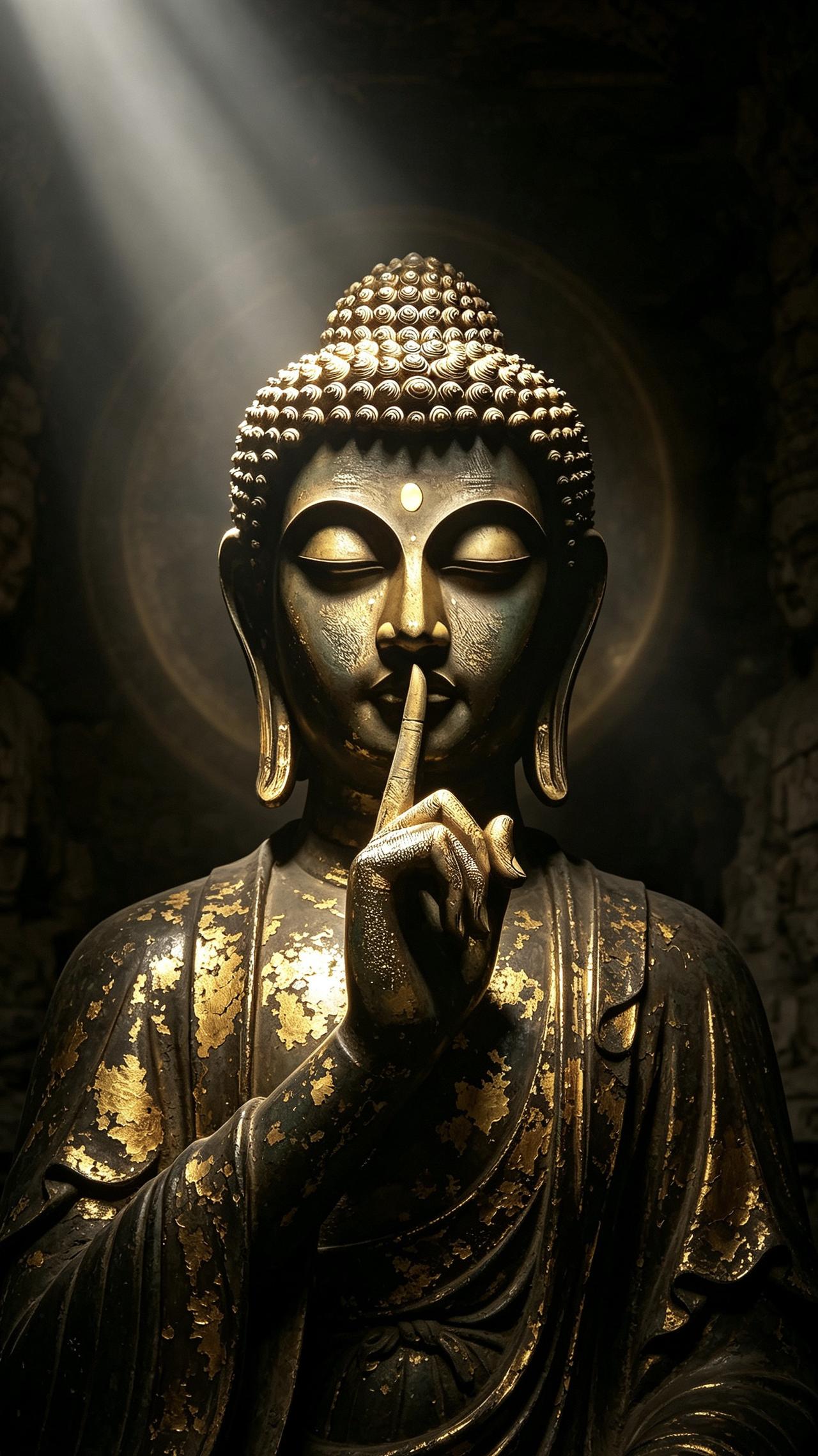 【一尊泥佛】
我给他磕了头
他就有了灵性
我给他上了色
他就有了人性
我给他高台