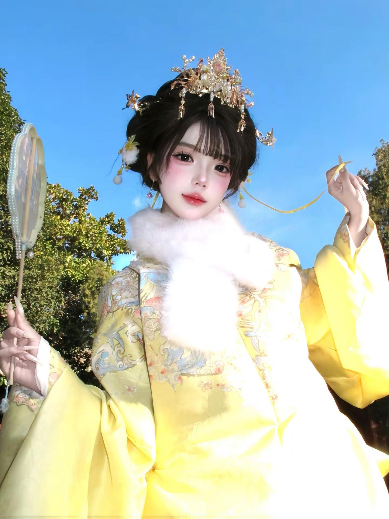 你微微一笑蝴蝶为你倾倒～古风 明制汉服 妆造