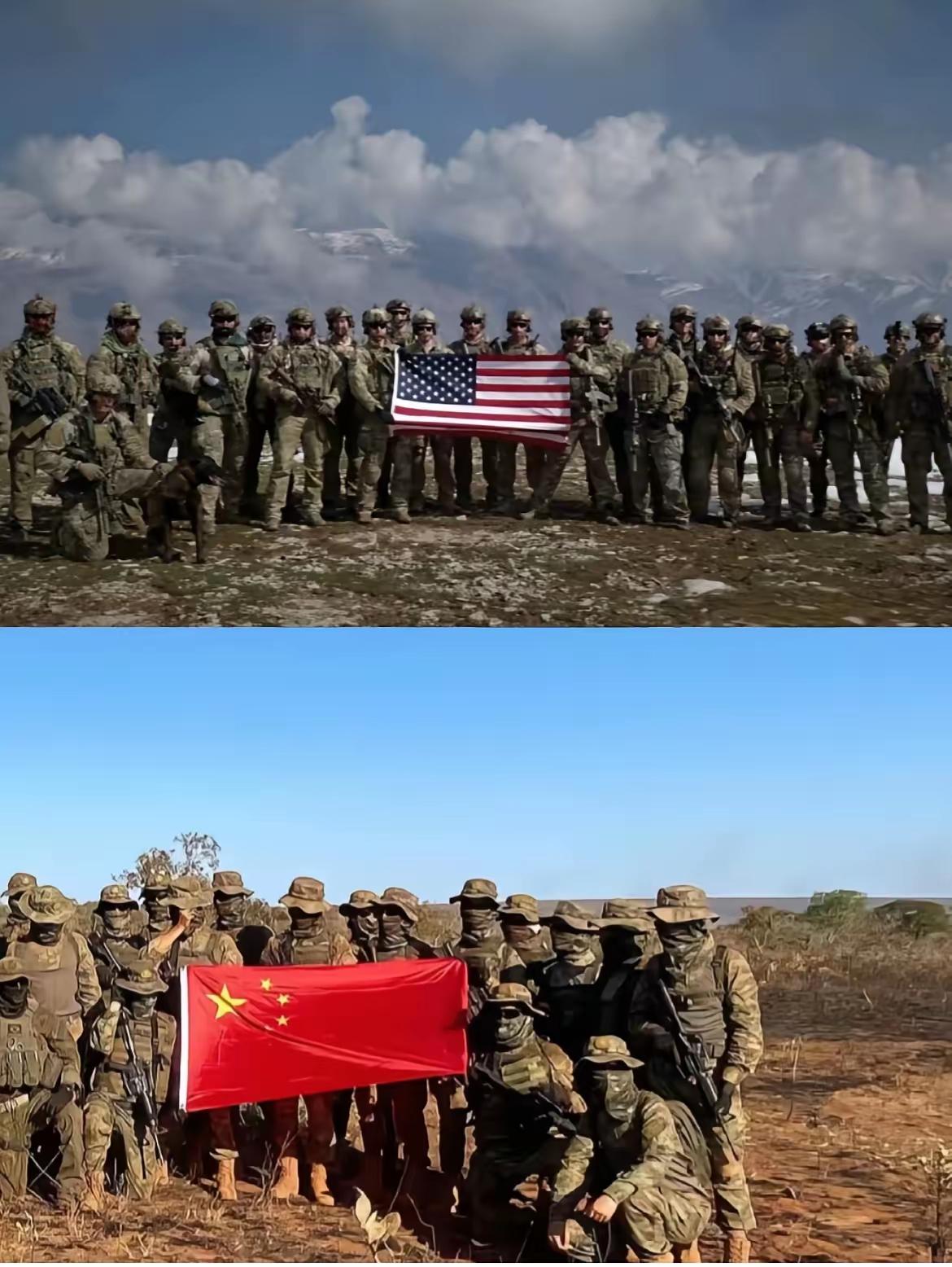 中美特种部队。三角洲小队 三角洲特种兵 
三角洲特种部队VS蛟龙突击队，谁更胜一