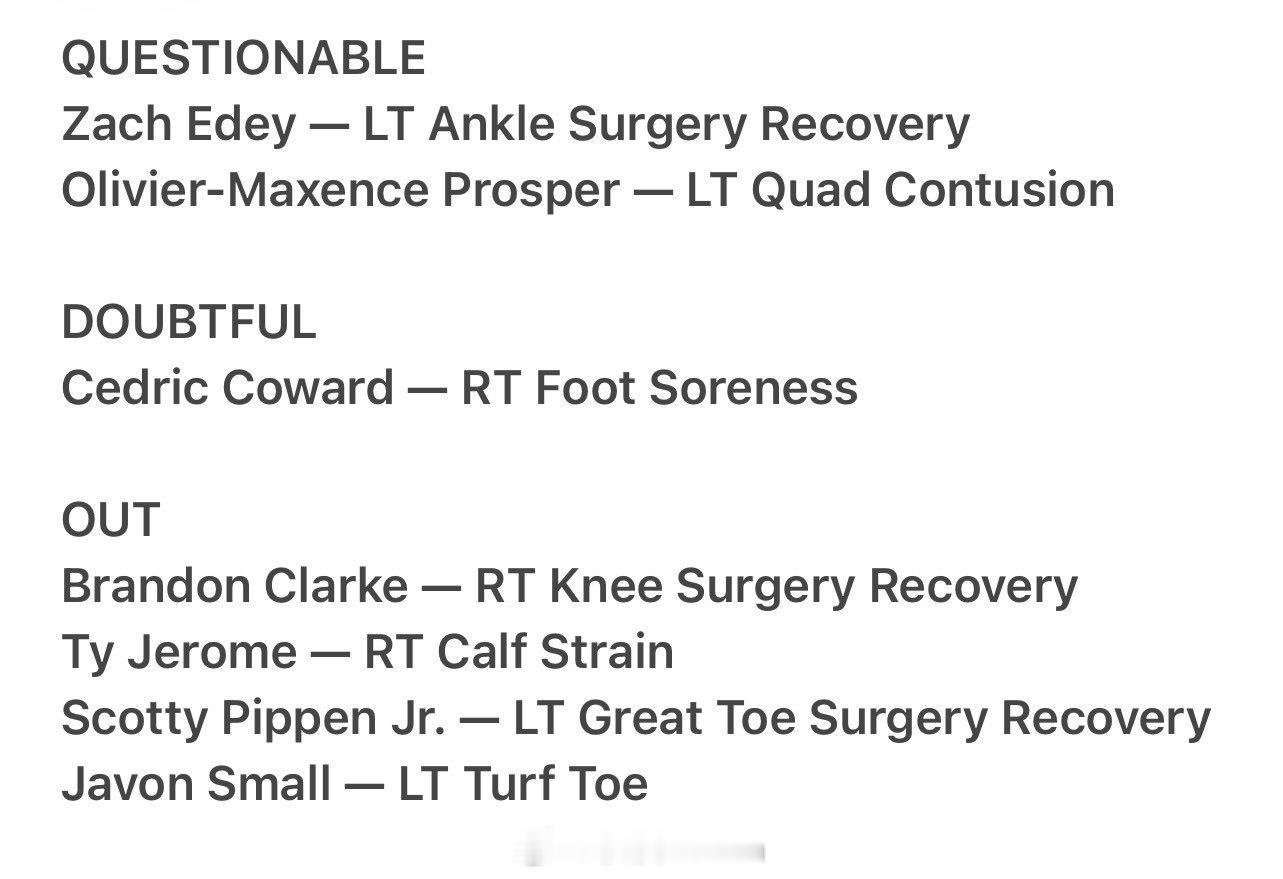 伊迪复出考沃德歇一场波普没事莫兰特今年身体状态确实出色 