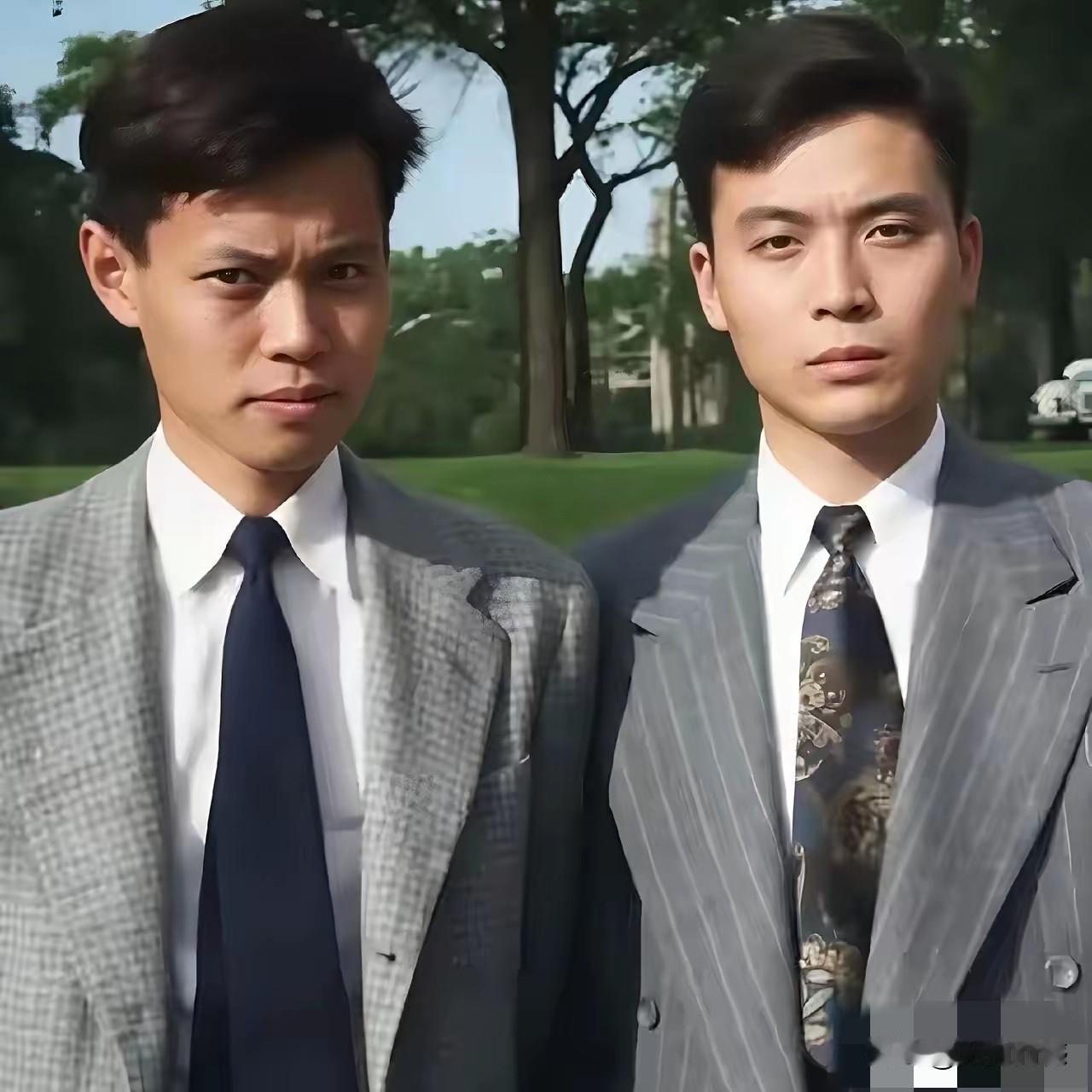 杨振宁先生和邓稼先先生，既是同学关系，又是朋友关系，两个人年轻时拍摄的这张照片，