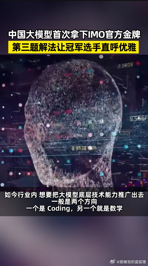 中国大模型首次拿下IMO官方金牌重磅突破！国产大模型征战IMO竞赛，六道题目全部