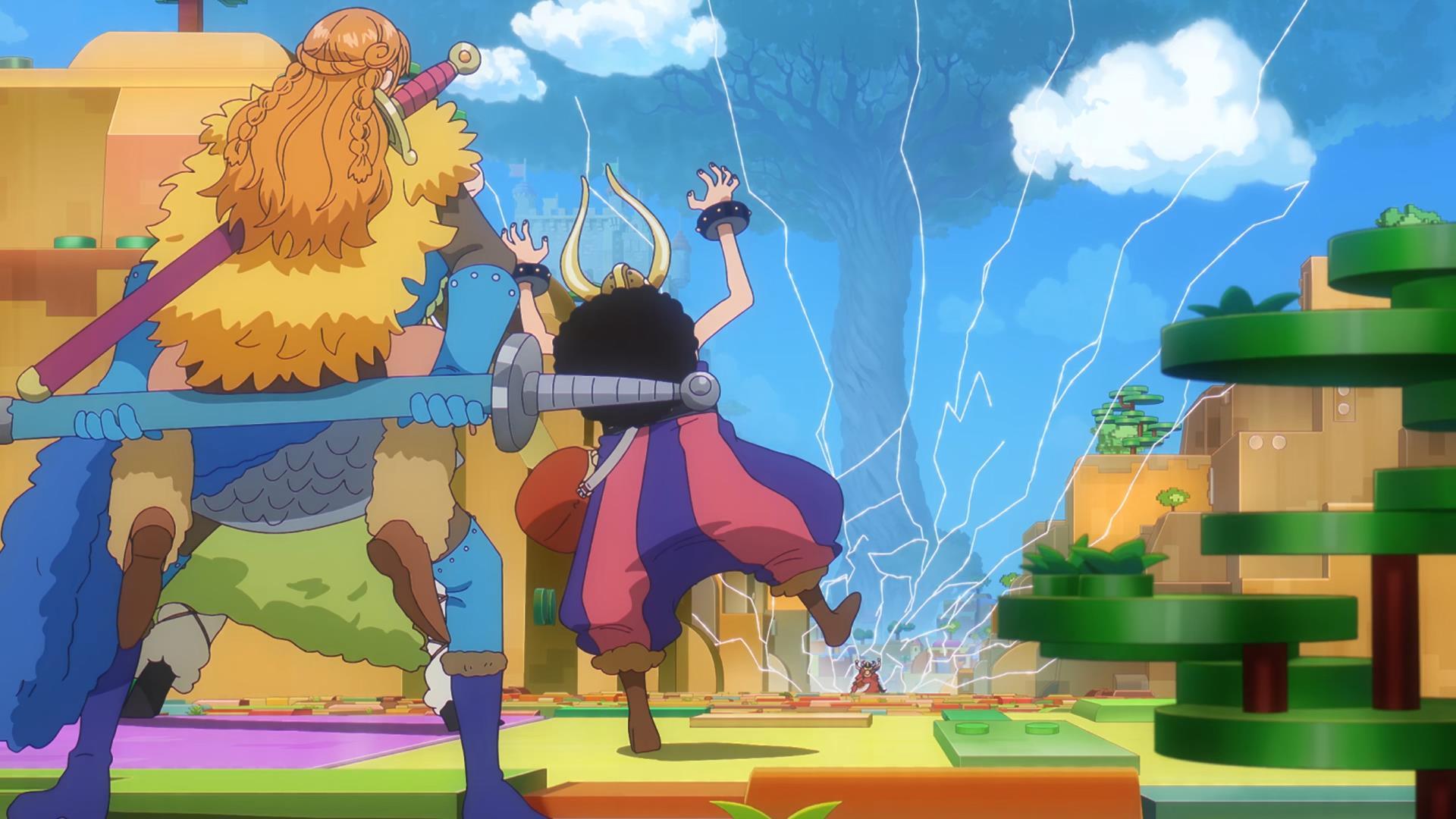 海贼王海贼王 山治用剑托着娜美，太绅士了 