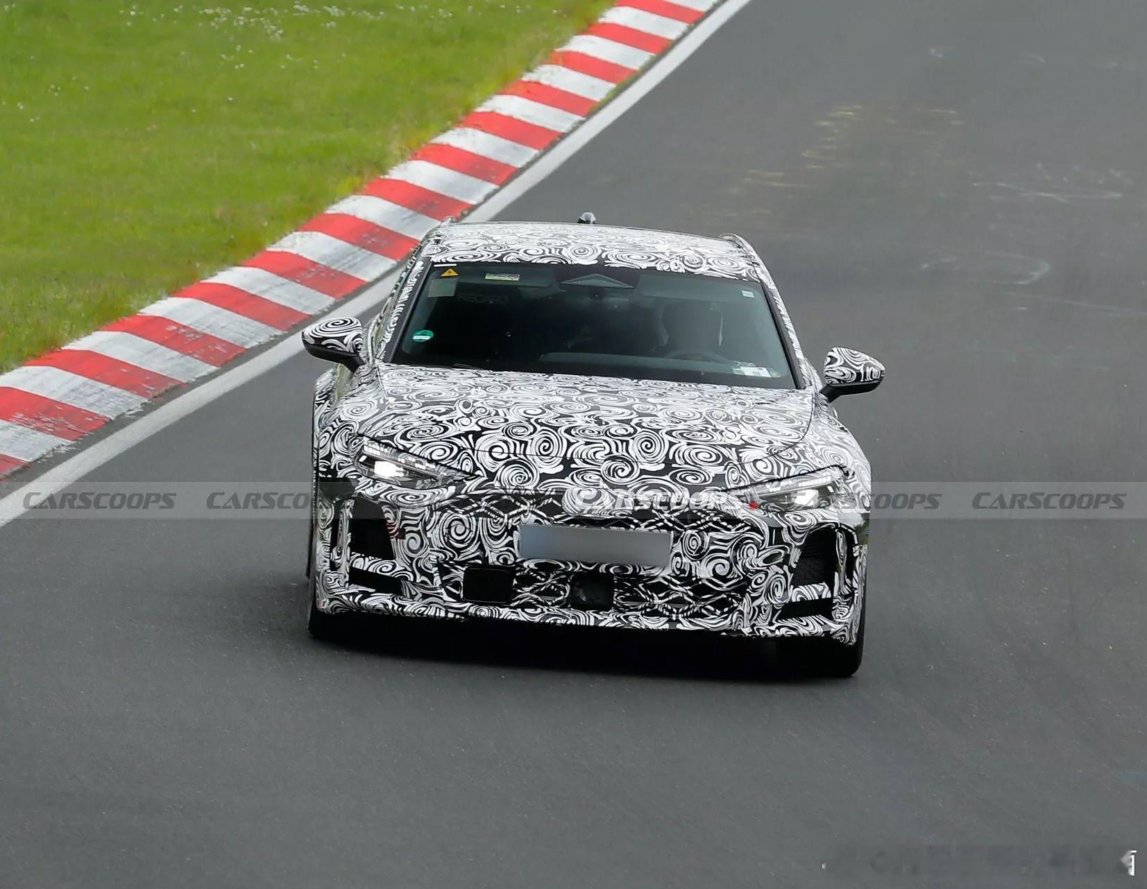 #这是你要的潮车吗# 全新奥迪RS 5 Avant（现款RS4换代车型）最新的赛