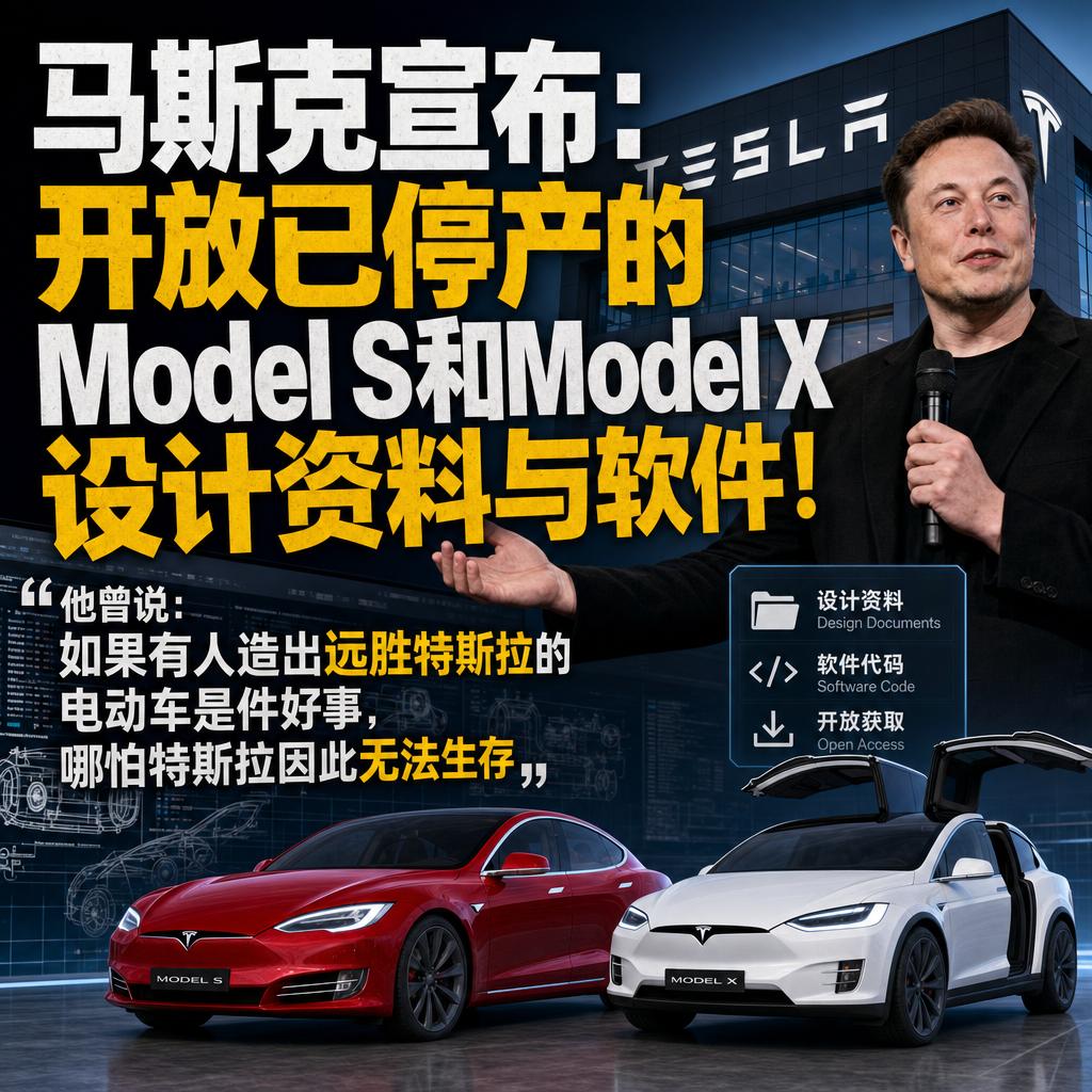 很多人把这次开源看作马斯克“大方送技术”，但如果只盯着Model S和Model