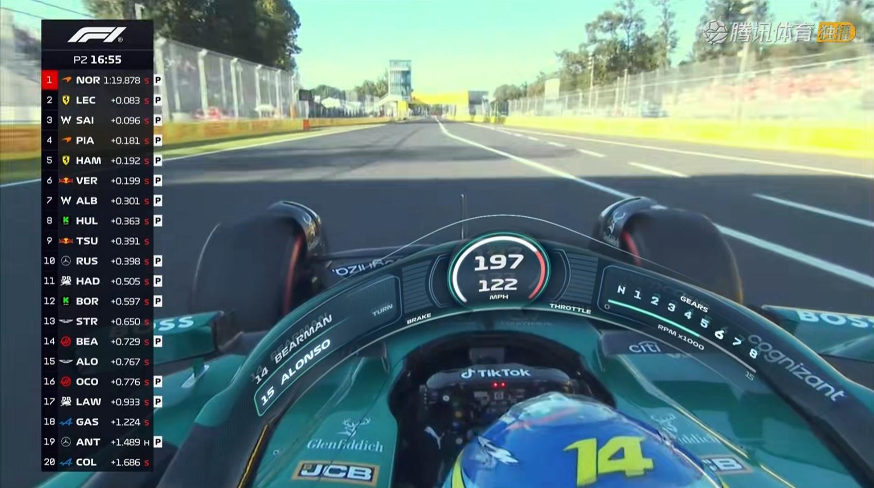 二练的单圈模拟基本就这样了，接下来是长距离测试。F12025F1意大利大奖赛 ​