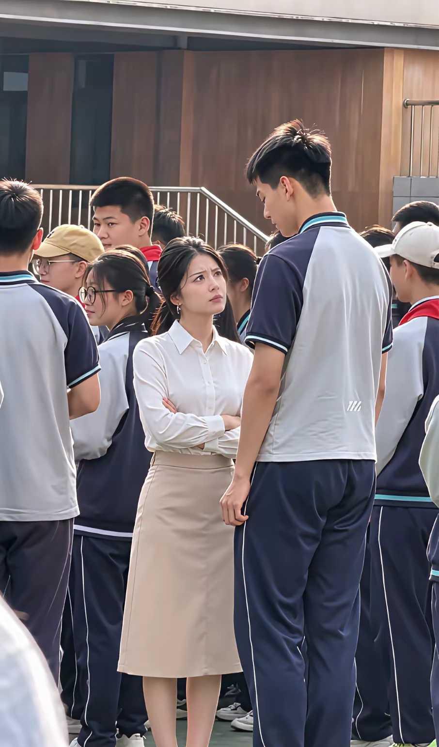 这么漂亮的老师，你们怎么忍心欺负她