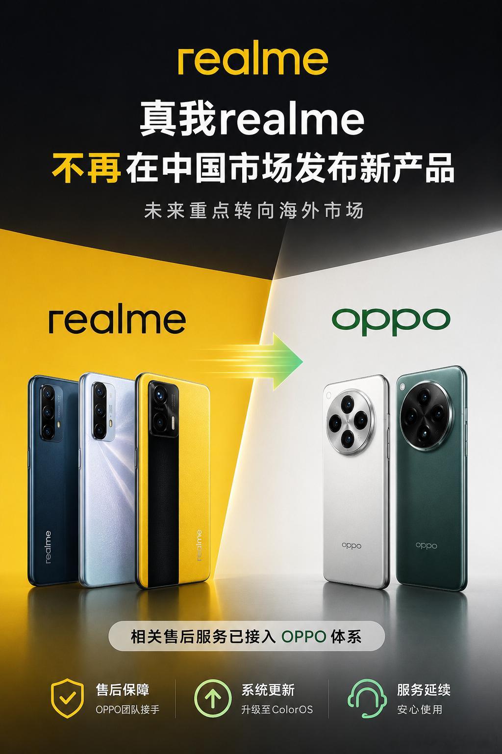 realme手机退出中国市场从“敢越级”的性价比黑马，到如今调整中国市场业务，r