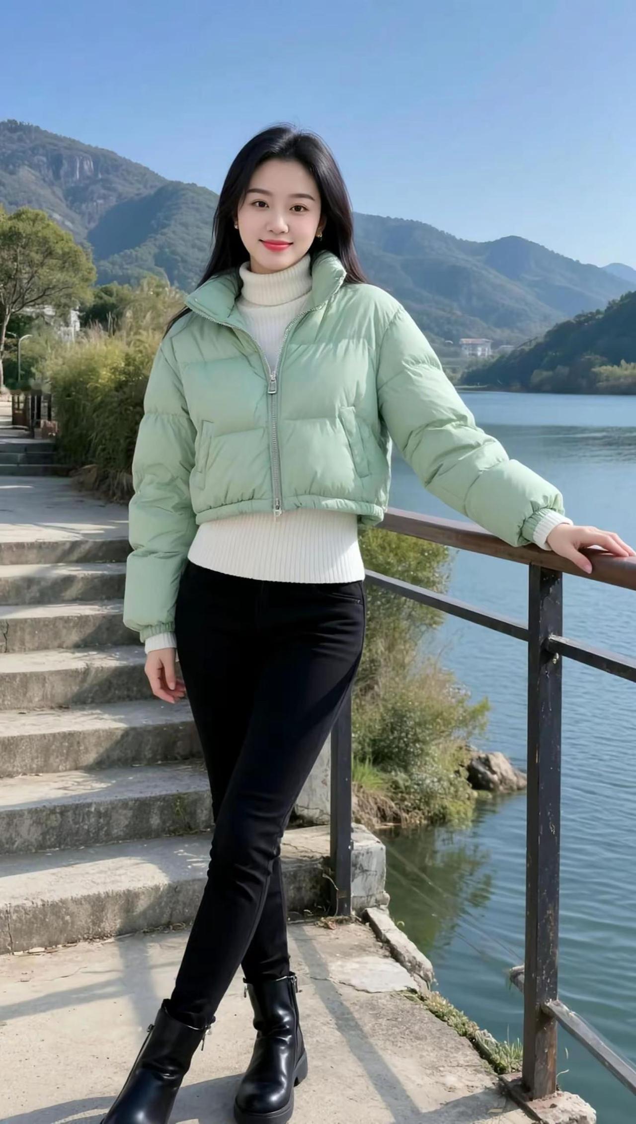 AI湖畔生活照 随变ai随便玩 户外体验