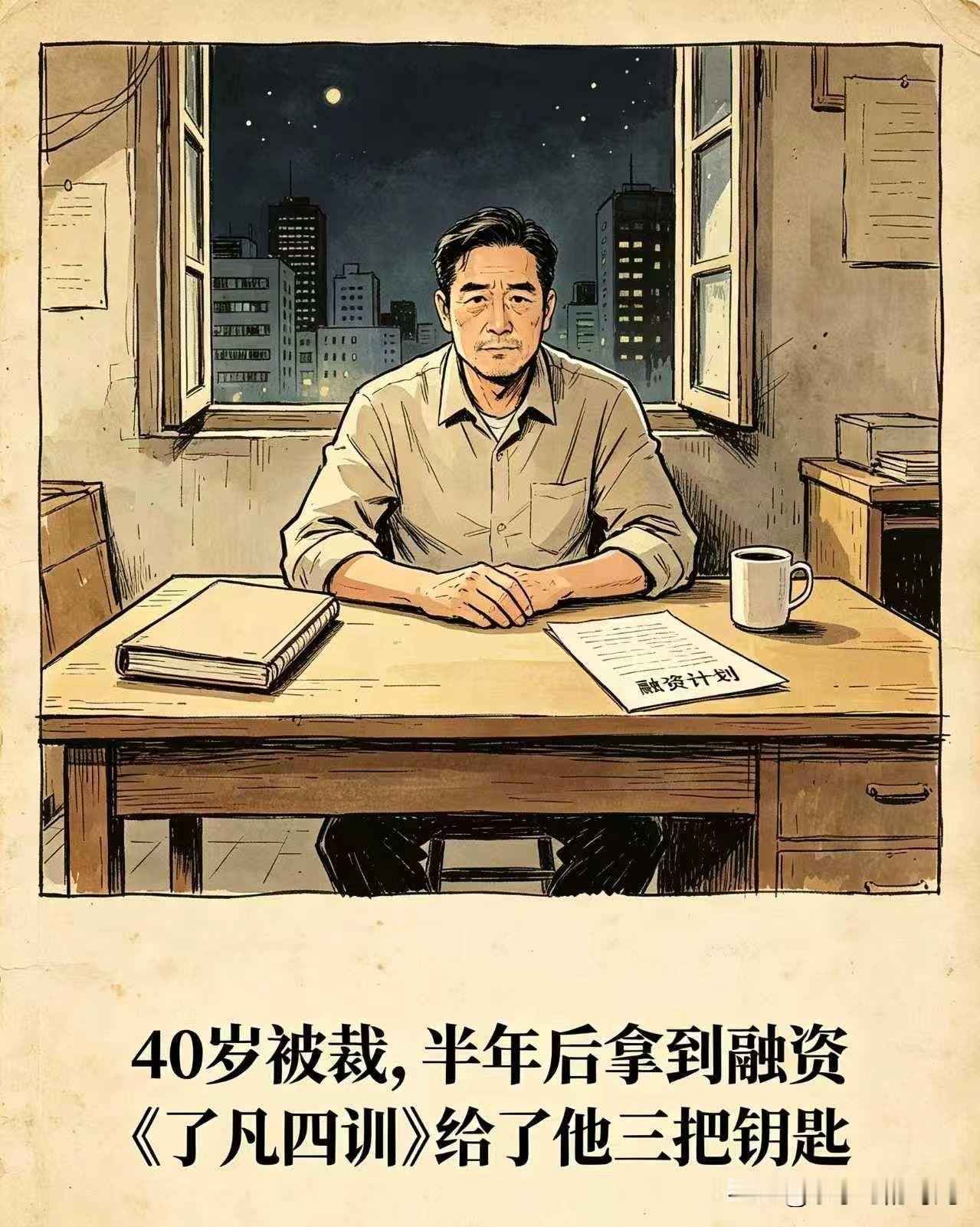 40岁被裁，《了凡四训》给了他三把钥匙。
命是弱者的挡箭牌，运是强者的自画像，
