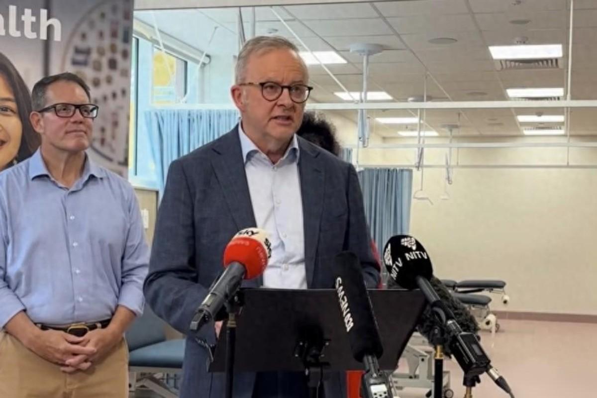 澳：那个达尔文港，我要收回。
中：凭啥？

澳：为了国家安全，再说那是我的地盘。