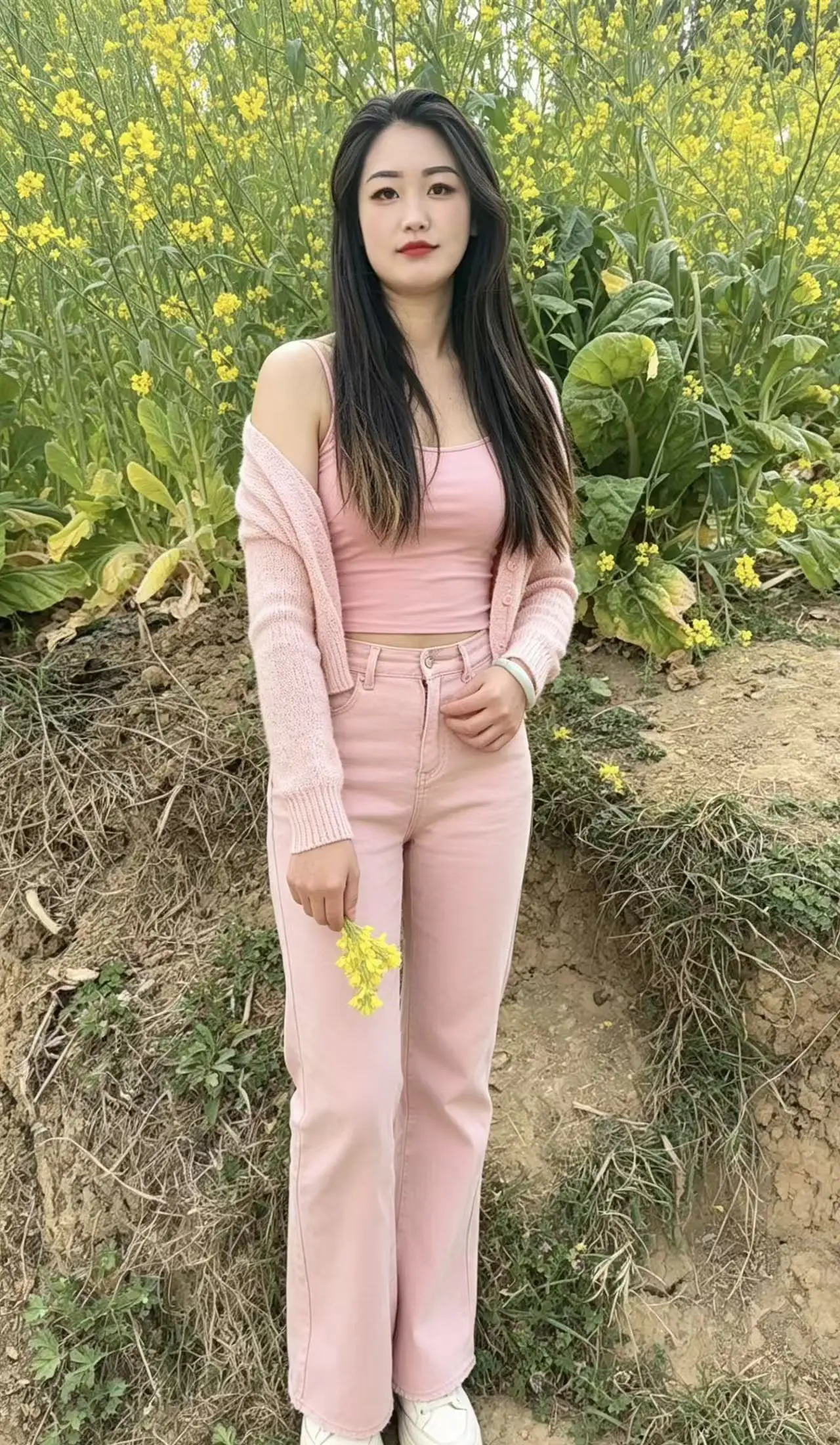 农村妹子的乡村生活 农村女孩的户外随拍 自然温柔风