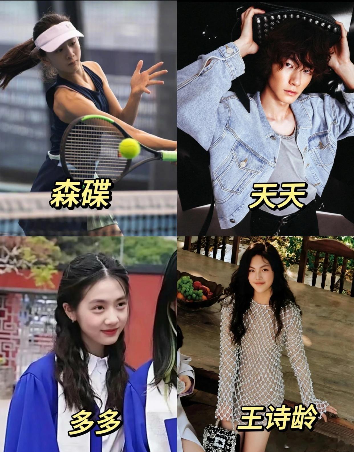 王诗龄、森碟、天天、多多，星二代的发展都大不相同，一眨眼参加《爸爸去哪儿》的孩子