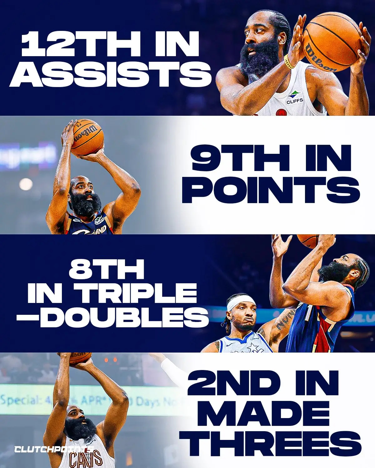 这样一位历史级别的球员，怎能不爱呢骑士克利夫兰骑士哈登nba