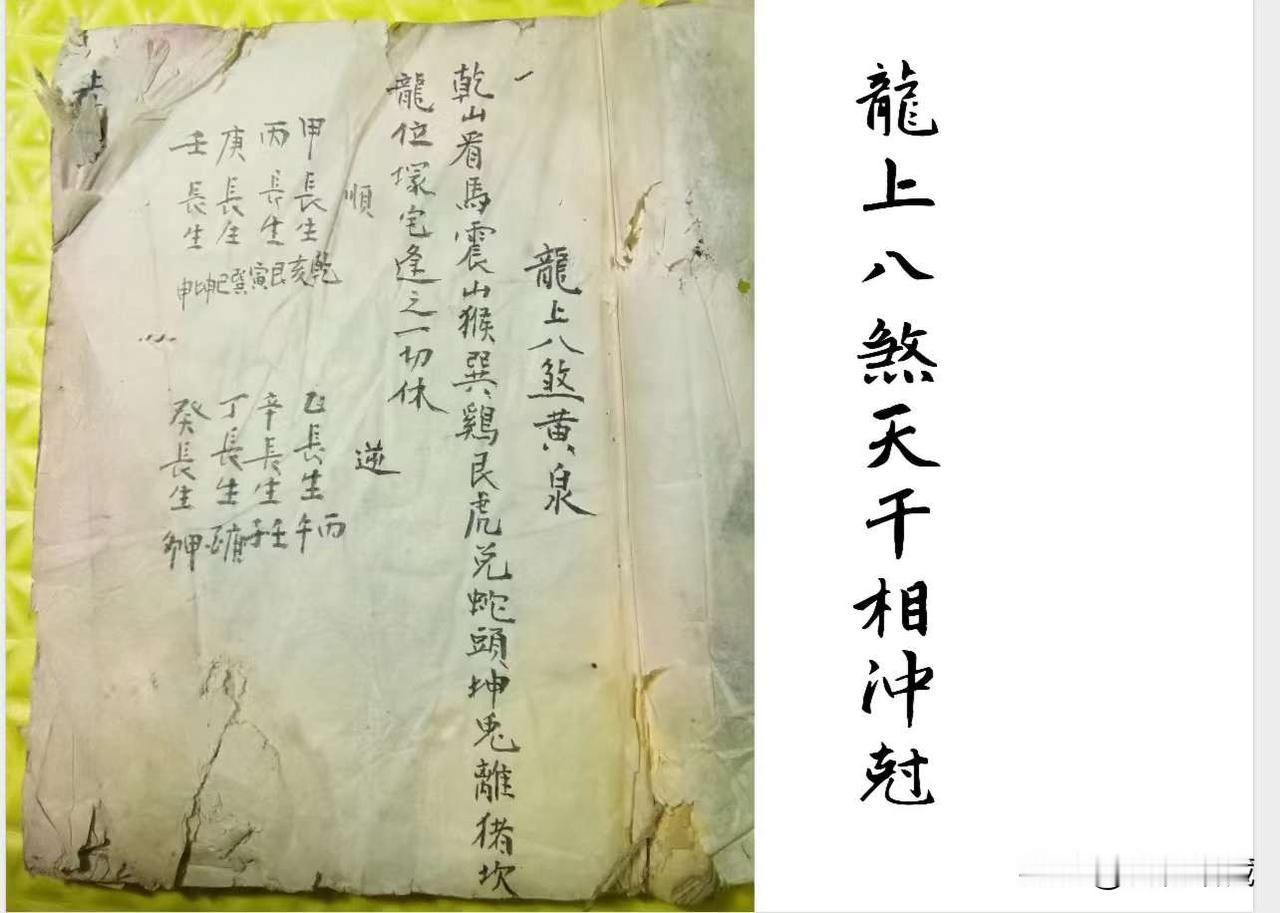 《龍上八煞黄泉》起眼关青天，师傅在眼前，堪舆古本，全书共80多頁面内容：顺逆，九