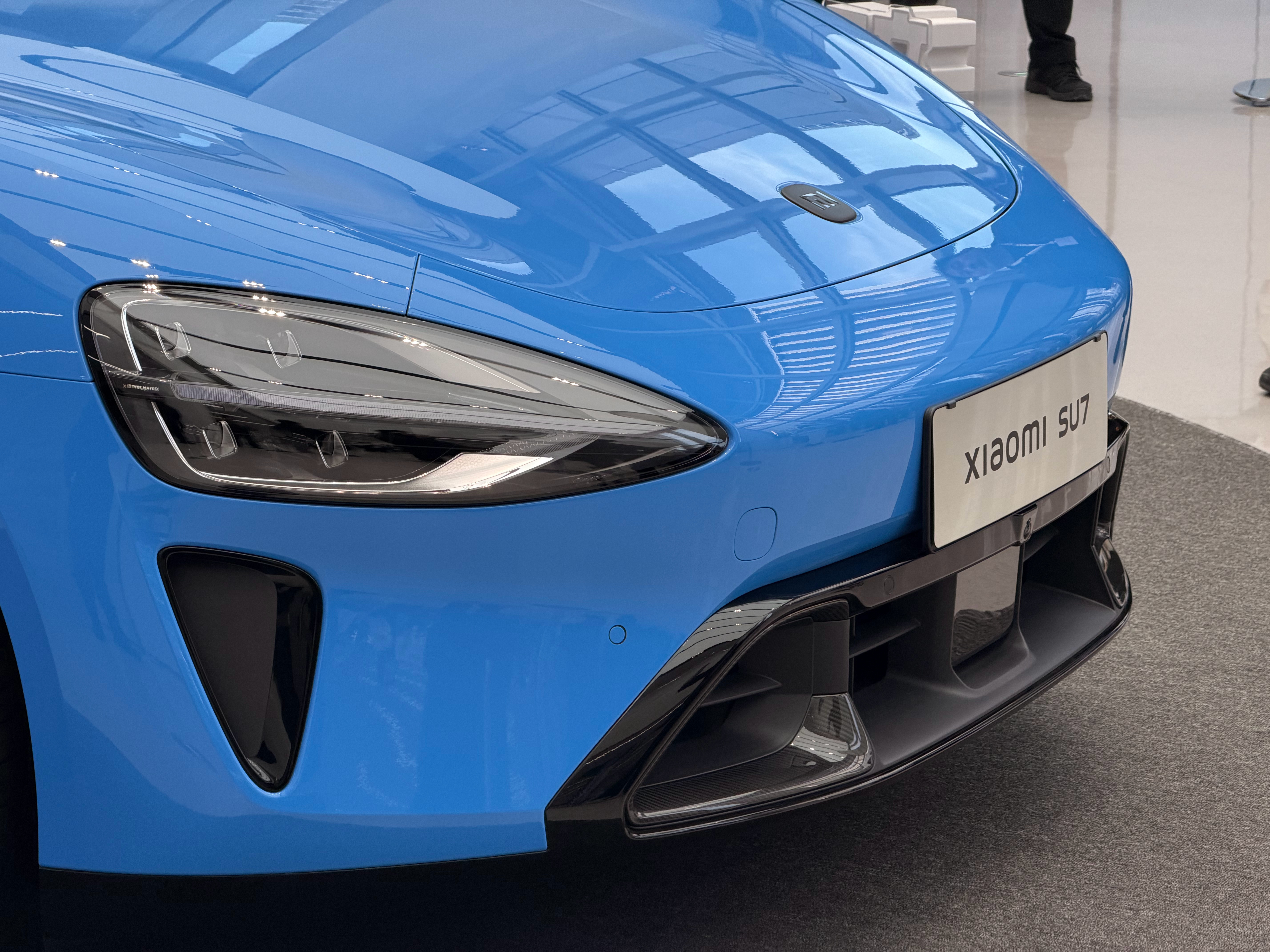 来现场看小米SU7发布，大家对新SU7有感兴趣的地方吗 北京·小米未来产业园