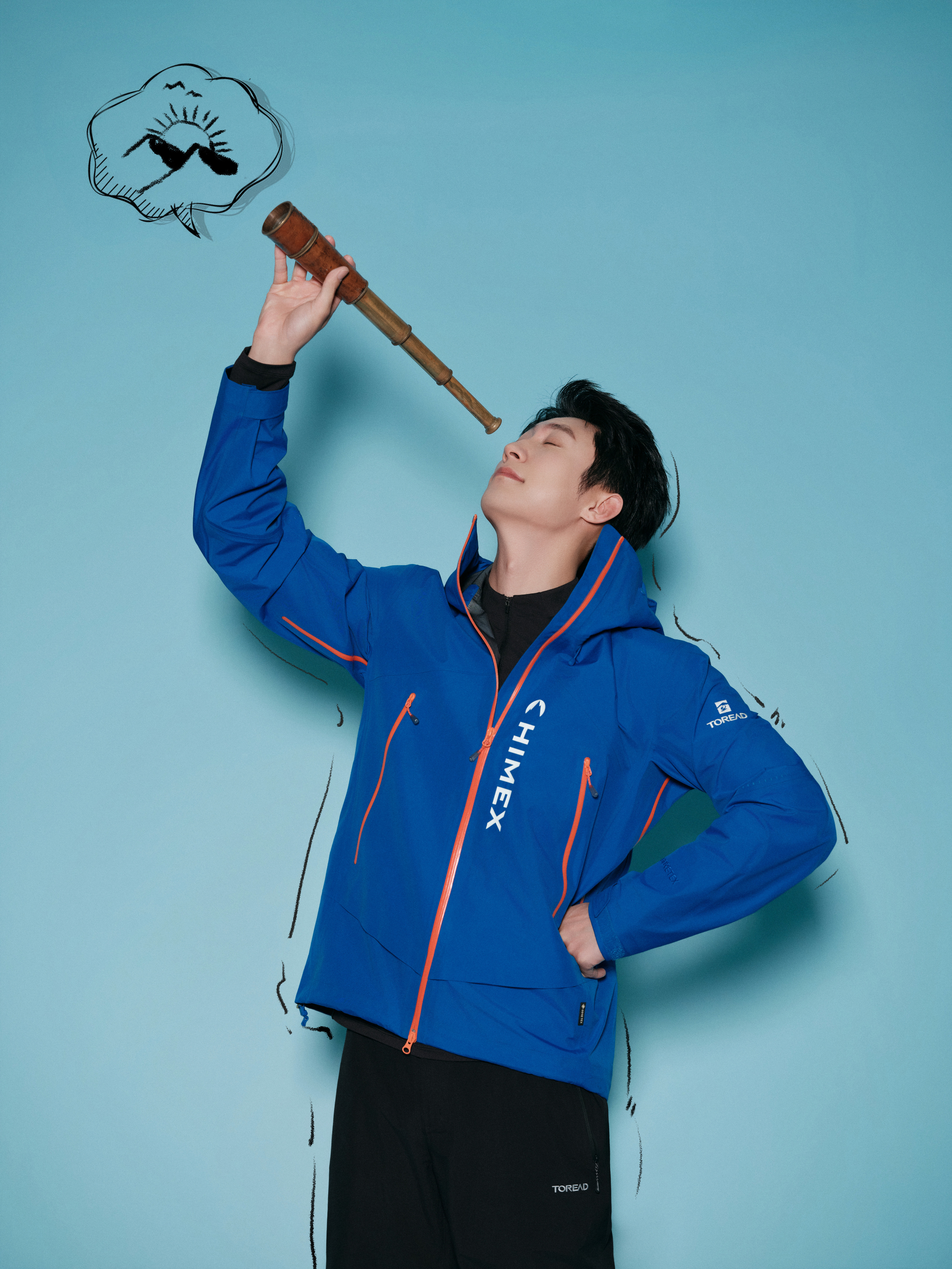 今天探路者直播黄景瑜好活泼，心情很美丽各种逗乐，俨然像我过了一个无所事事的长假之