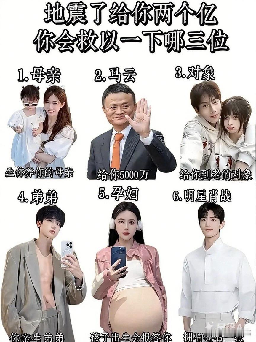 只能选择3位，你会怎么选[惊呆]