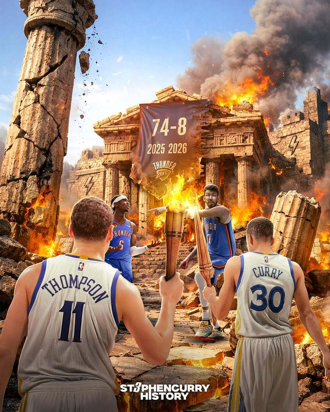 74胜8负 天呐～冲击此记录的球队需要更少的伤病、更强的专注力、更无解的关键球能