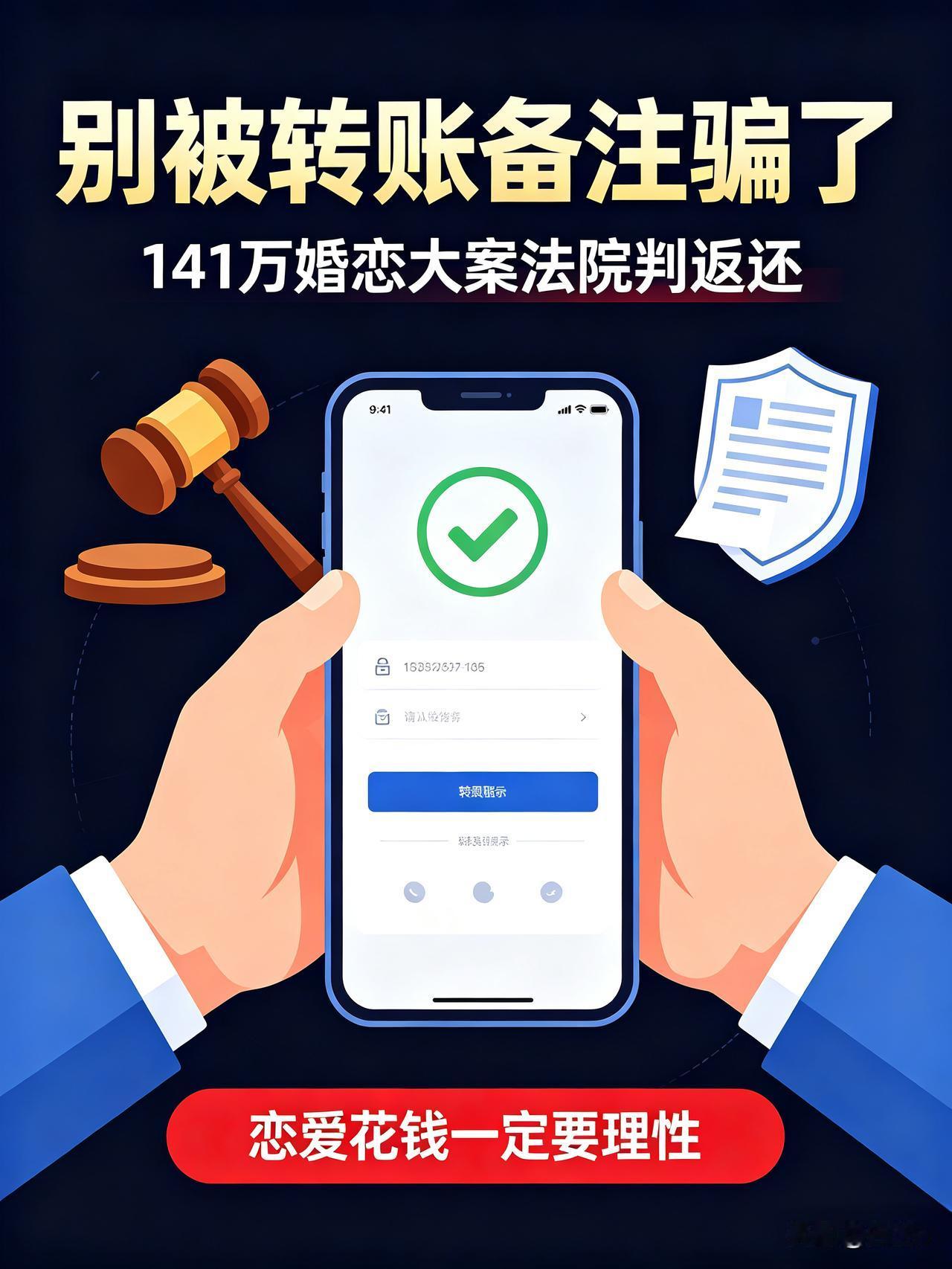 月薪5千转141万｜备注自愿赠与仍要退钱
 
月薪仅仅5000，谈恋爱却砸出去1