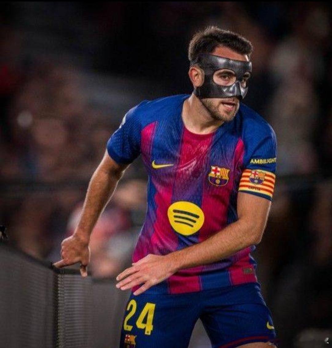 巴萨3比1马竞世体：戴上面具的加西亚像个超级英雄，他是弗里克的王牌球员西甲第19