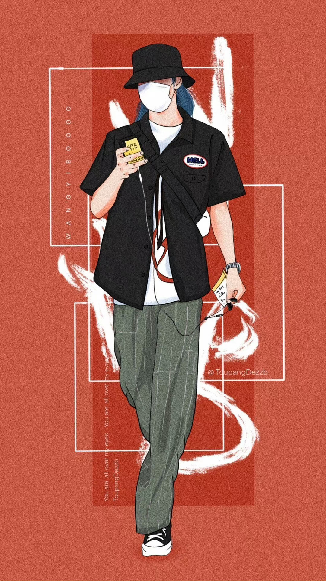 收藏 一定不能错过这组机场绘图🖌王一博