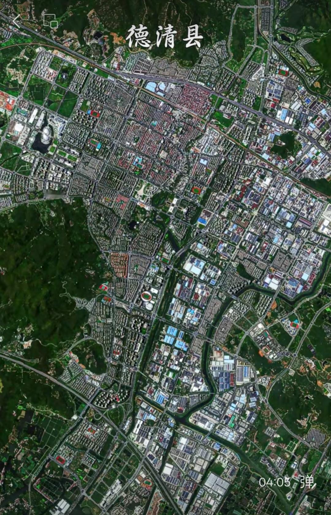 浙江德清高清卫星图