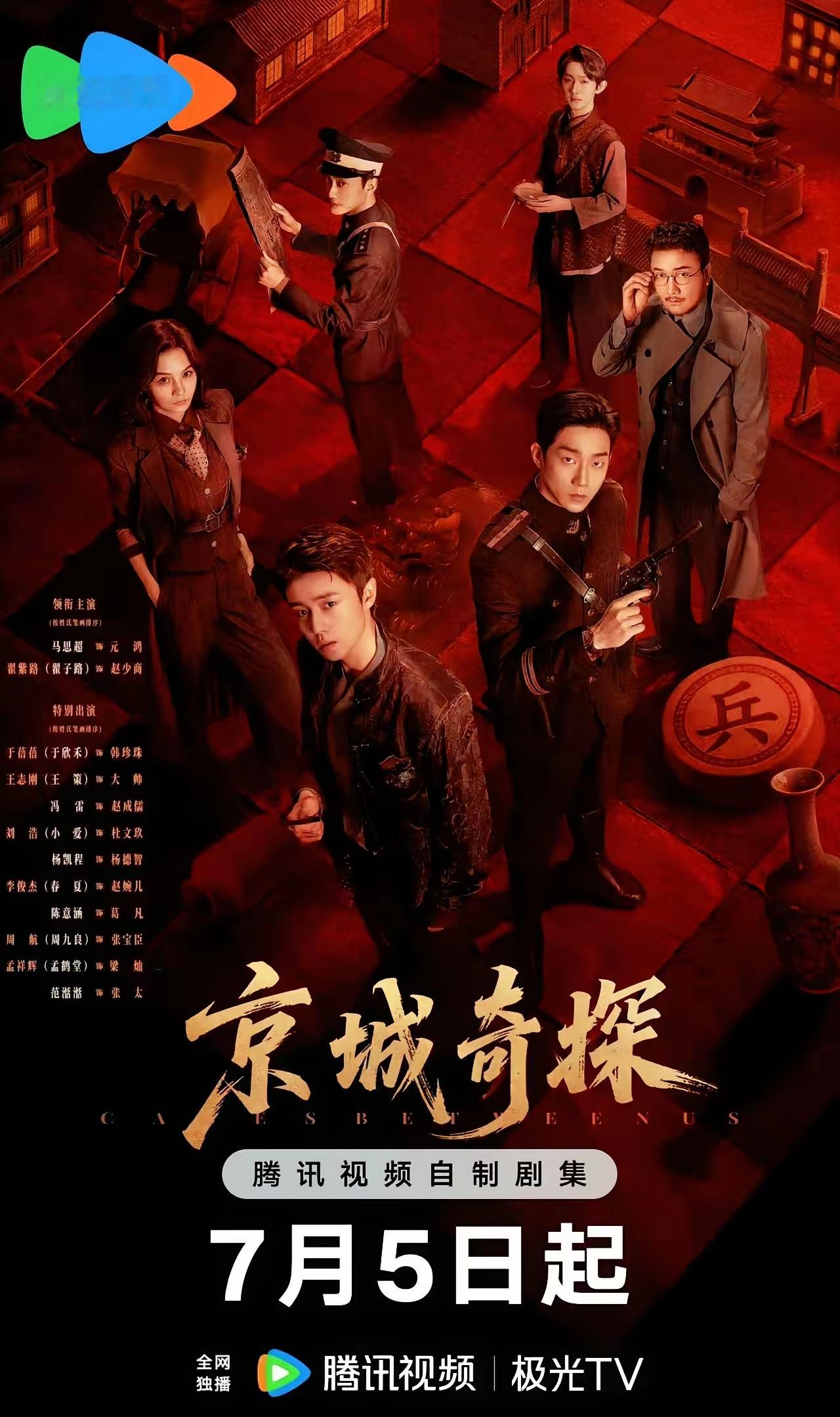鹅厂七月待播剧片单新鲜出炉，八部电视剧，有待爆潜力吗？第一部，《京城奇探》070