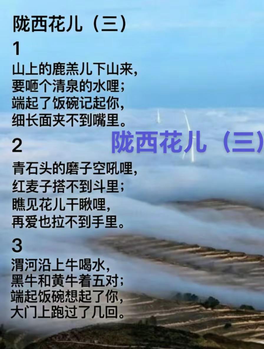 陇西花儿（三）