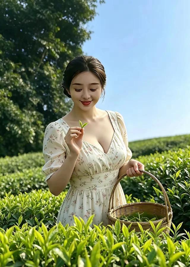 白云悠然荡碧空
青山连绵隐云烟
和风漫染田间翠
农夫劳作不得闲