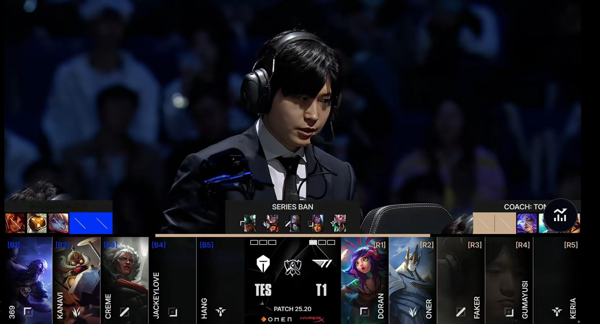 T1对战TES 不是，这么早出 3C 干嘛啊，不知道这教练组在想什么... ​​