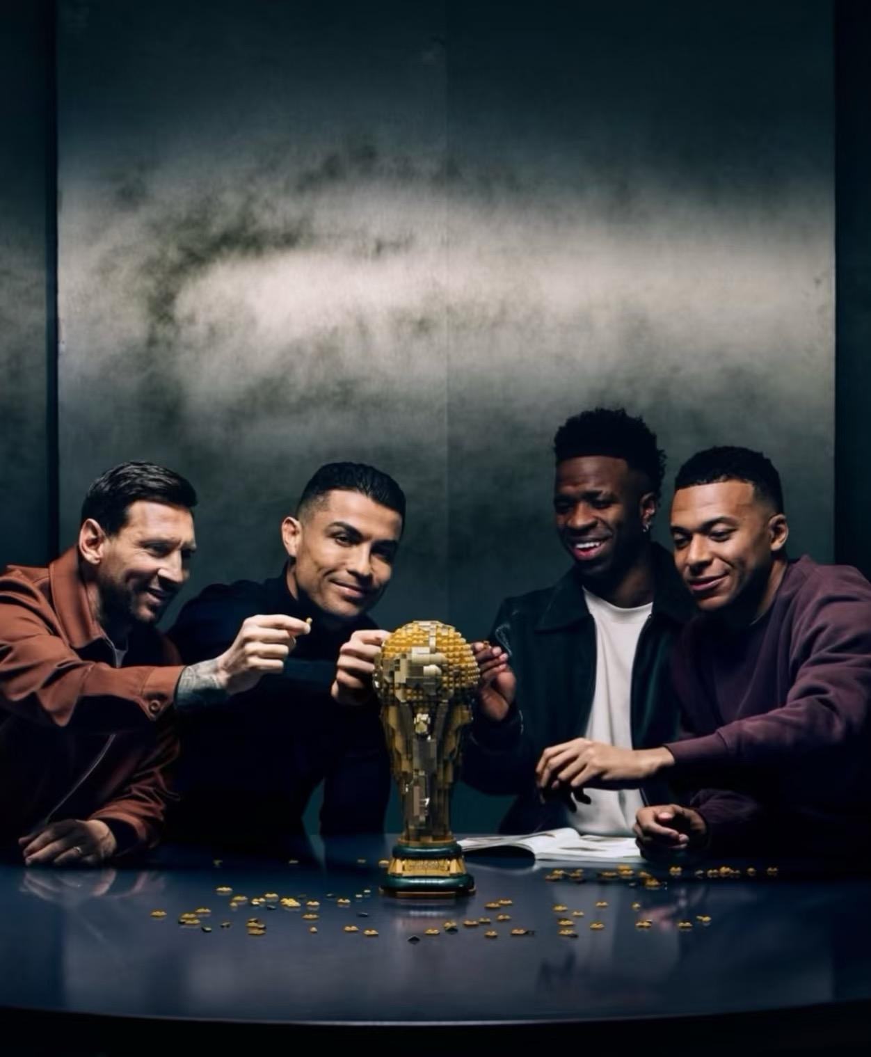 不敢想象乐高这条广告的报价有多贵

首先这身价与咖位，超巨星级别（维尼修斯不算，