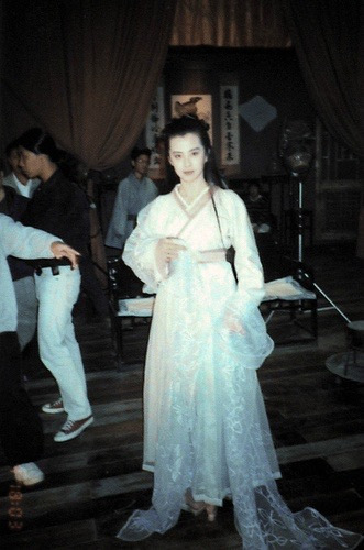 1992年 王祖贤 拍摄片场 