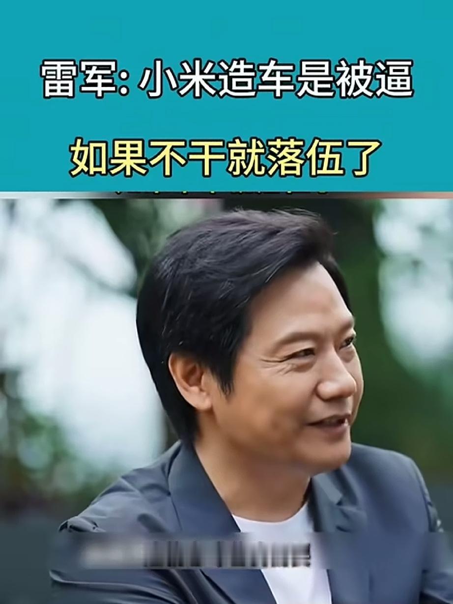 支持雷军：
智能汽车是汽车产业和电子产业的结合，是现在科技领域的风口。