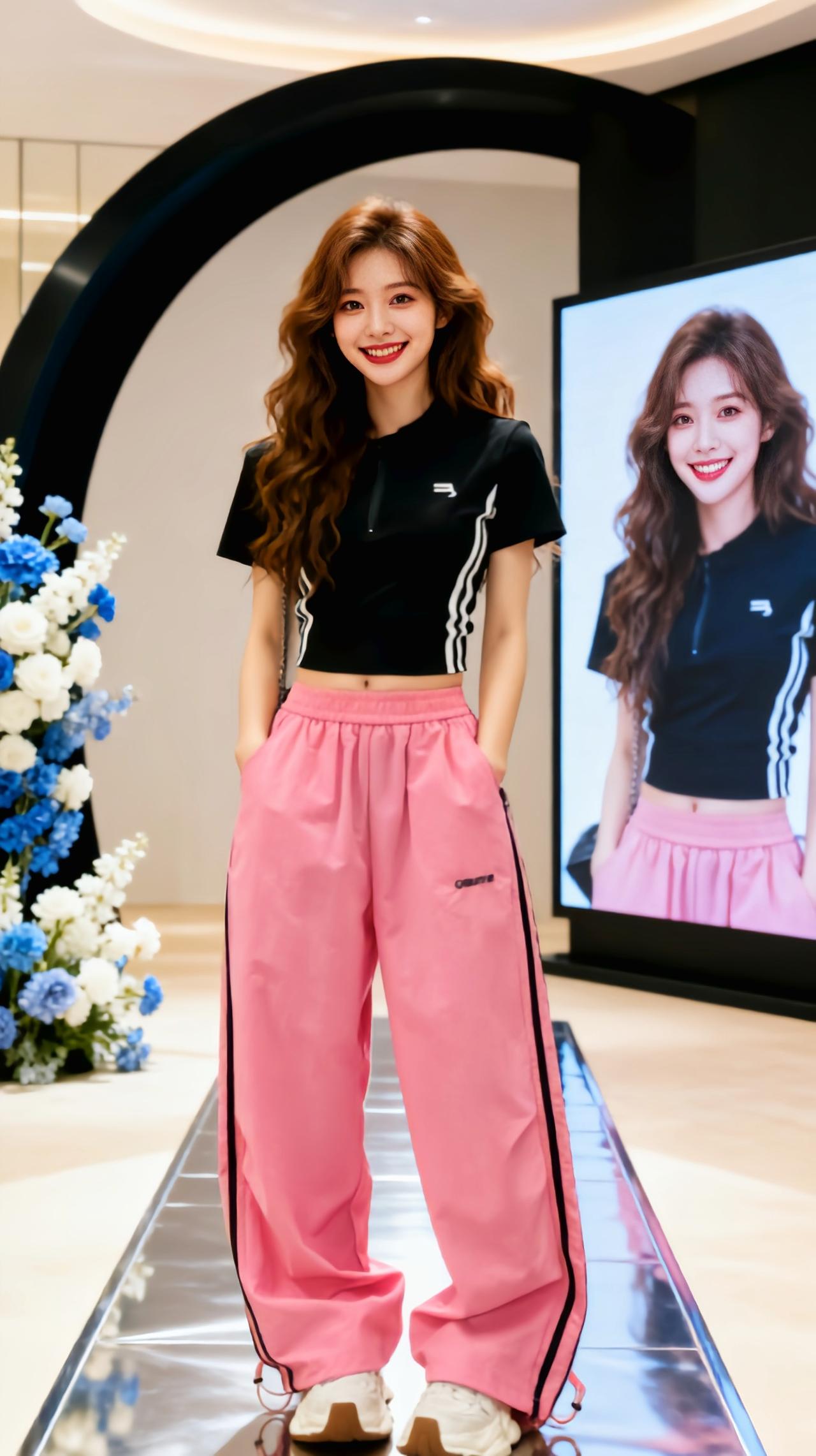 最潮穿搭 多巴胺运动裤 多巴胺长裤 超a夏日穿搭 多巴胺穿搭也太出片了