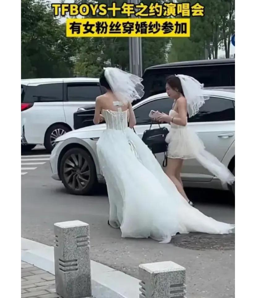 穿婚纱去看TFboys演唱会不合适吗?
婚纱礼服 TFBOYS十周年演唱会 #穿